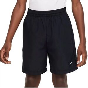 New Nike Kids' Dri-FIT Black Training Shorts, Size Large